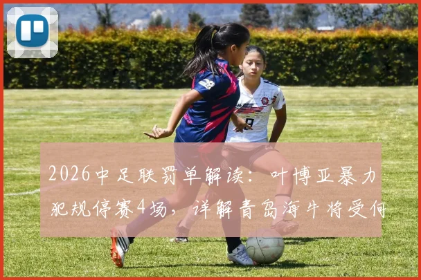 2026中足联罚单解读：叶博亚暴力犯规停赛4场，详解青岛海牛将受何影响